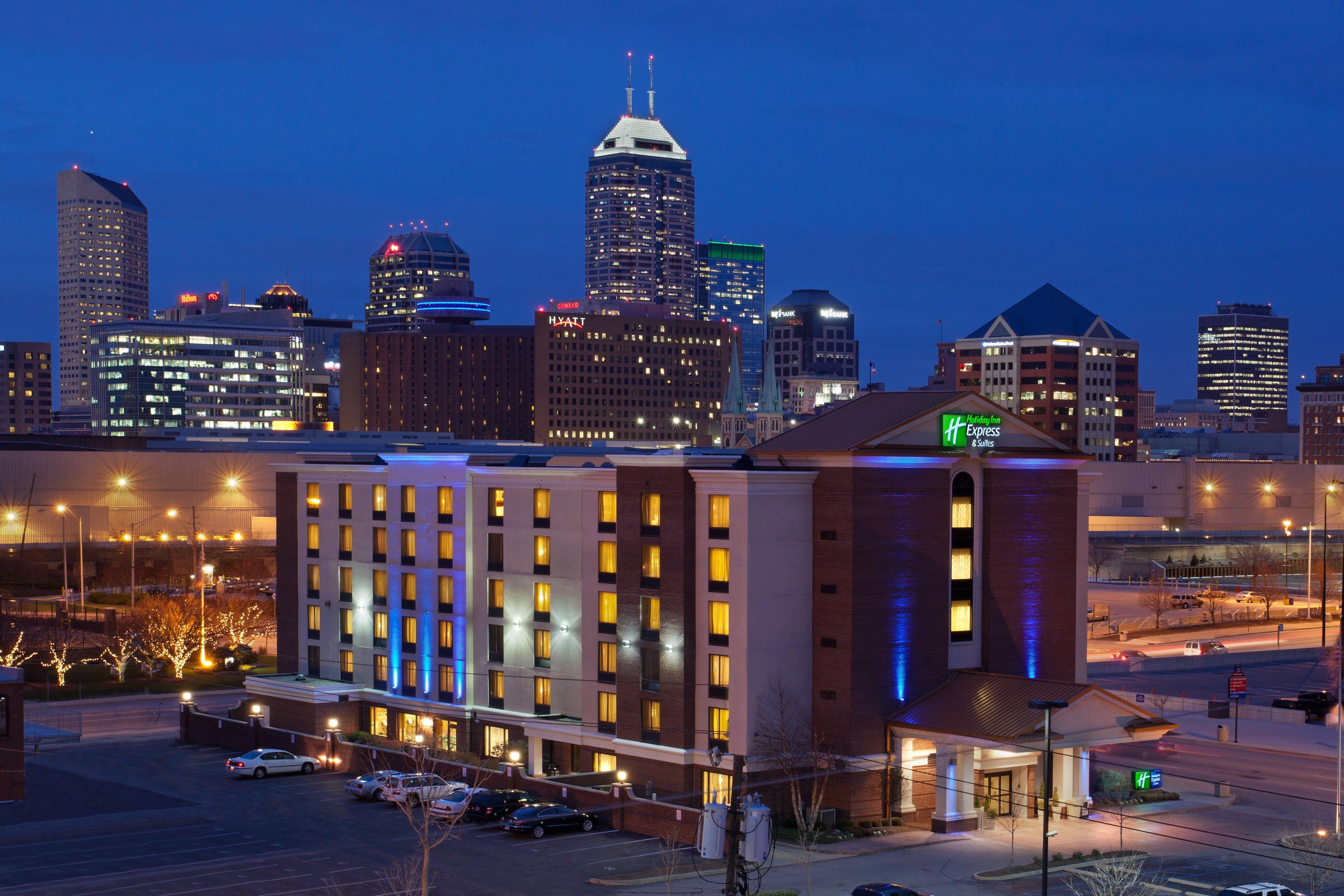 Holiday Inn Express Hotel & Suites Indianapolis Dtn-Conv Ctr By Ihg Екстер'єр фото